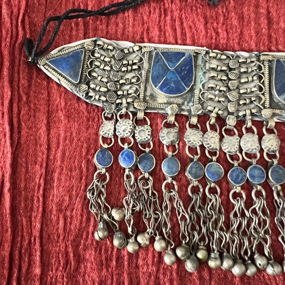 *Vintage* Middle Eastern Lapis Chocker - Picture 4 of 12
